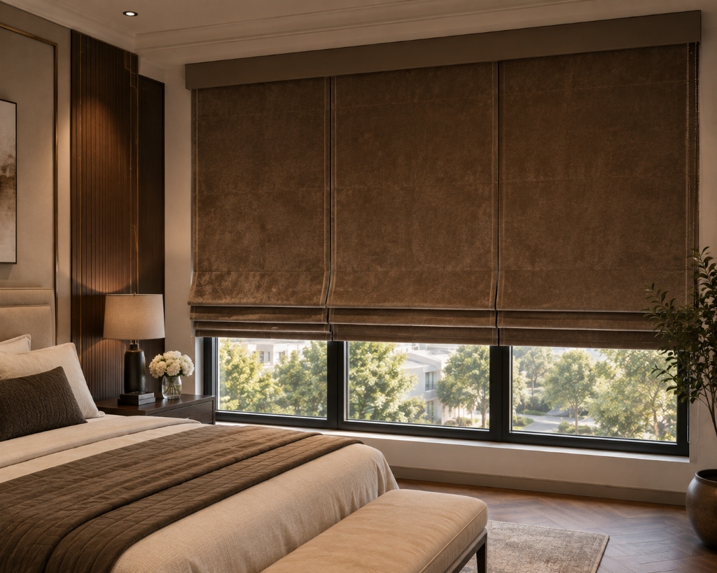 Roman Blinds Installation