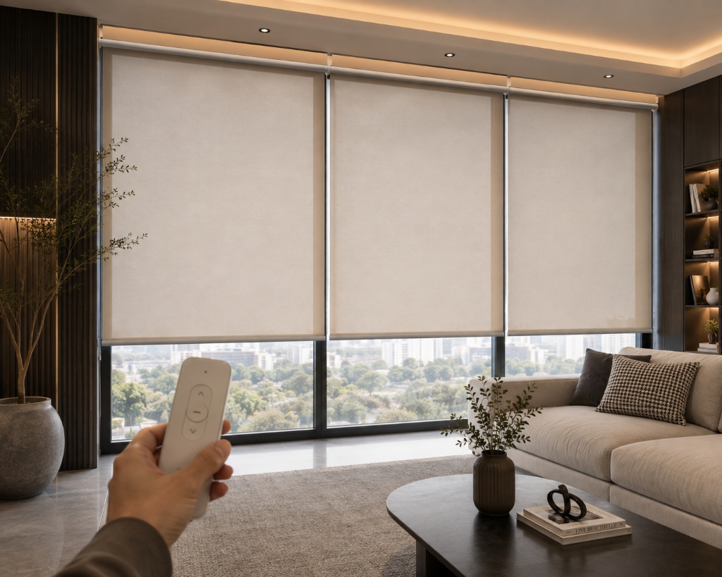 Wooden Venetian Blinds Installation